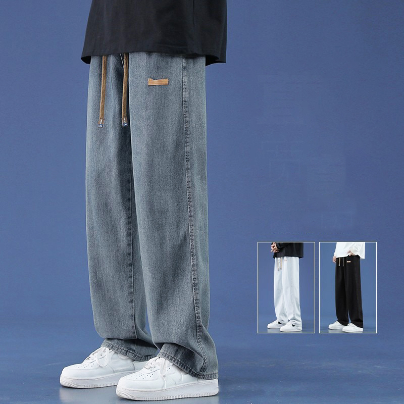 Men'S Accessories For Jeans - 리오셀 원단 얇은 남성용 헐렁한 청바지,