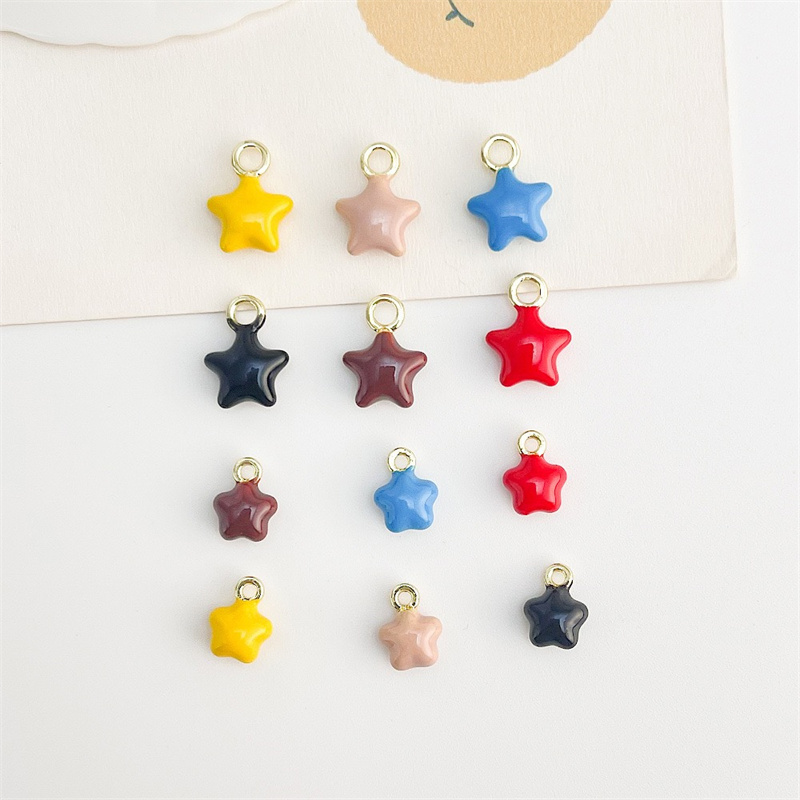 Men Accessories Locket - 새로 도착한 50개/묶음 컬러 드롭 오일