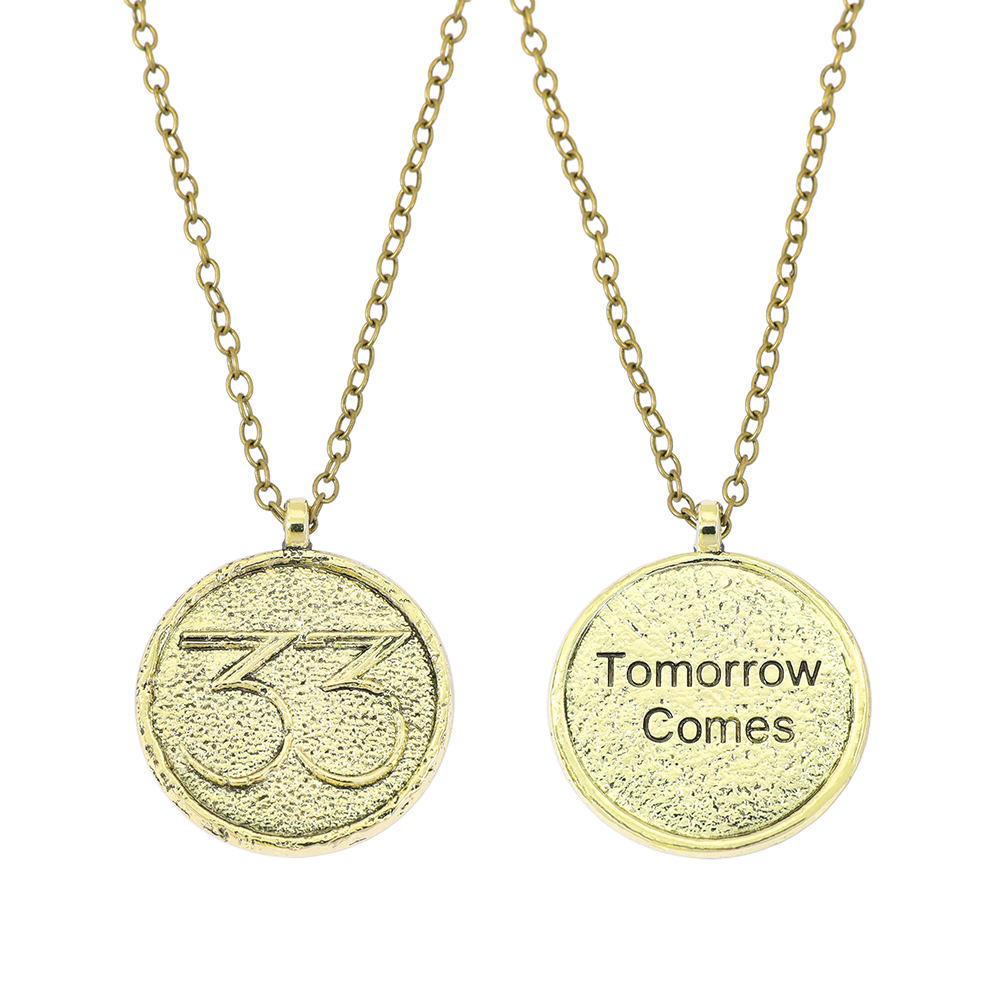 Men Accessories Necklace - Expedition 33 Clair Obscur 빈티지 코인