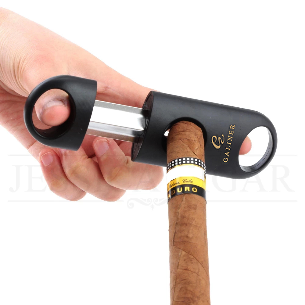 Cigar Cutter Set - GALINER 플라스틱 V 컷 스테인리스 스틸