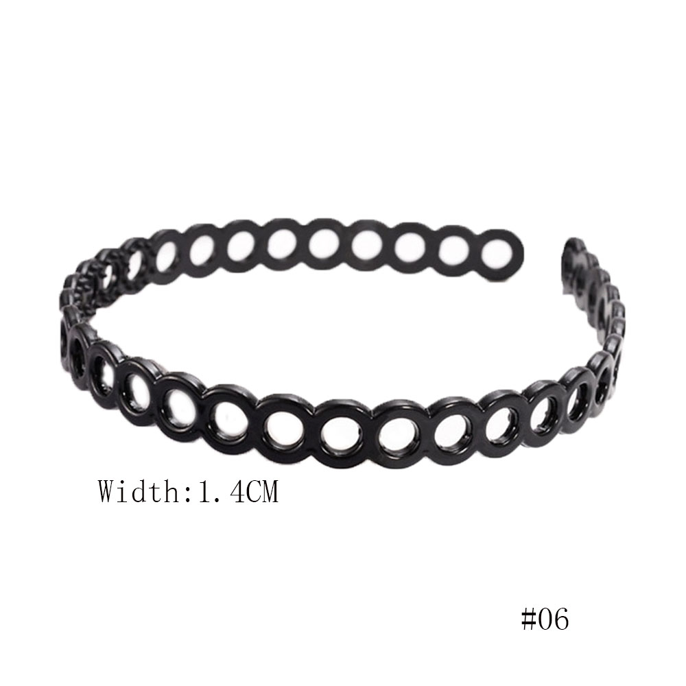 Men Accessories Shop - 패션 플라스틱 헤드드레스 블랙 웨이브 남녀공용