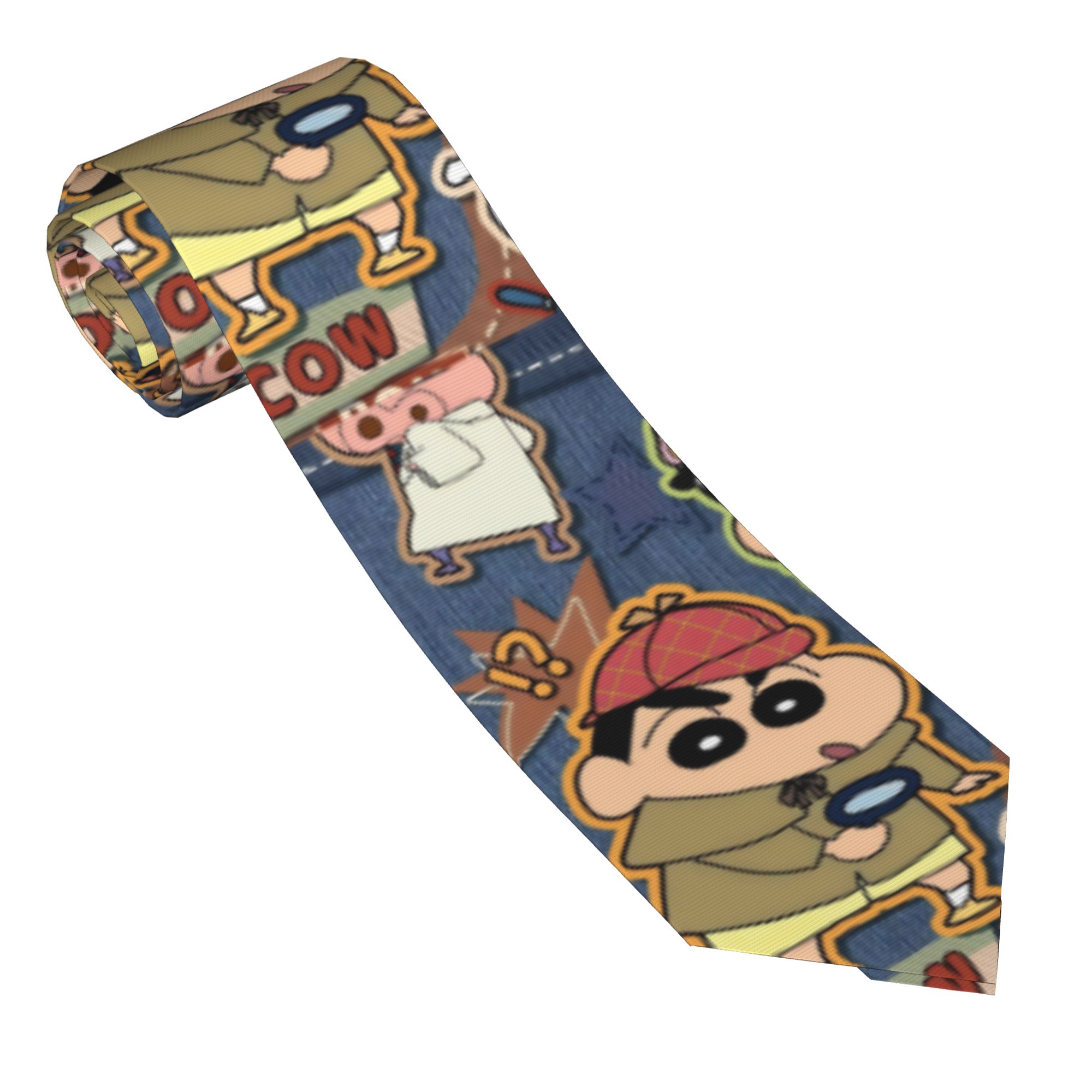 Men'S Accessories In The 90S - 신짱탐정 90년대 만화 넥타이 남성용 스키니