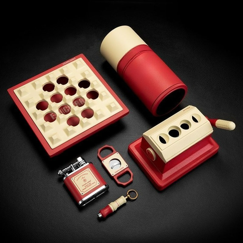 Cigar Cutter Set - 시가 세트, 시가 커터, 스모크 드릴,