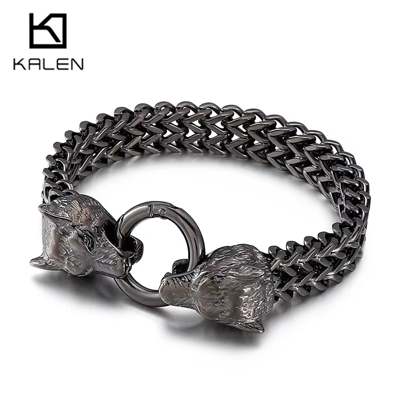 Men Accessories Bd - KALEN 19-23cm 락 바이킹 울프 참
