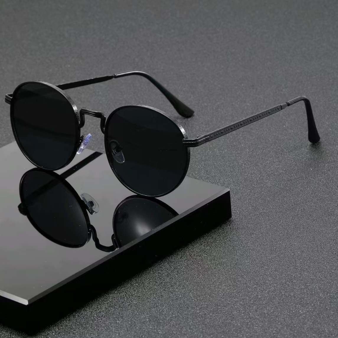 Men'S Accessories Vintage - 패션 클래식 라운드 선글라스 남녀 공용