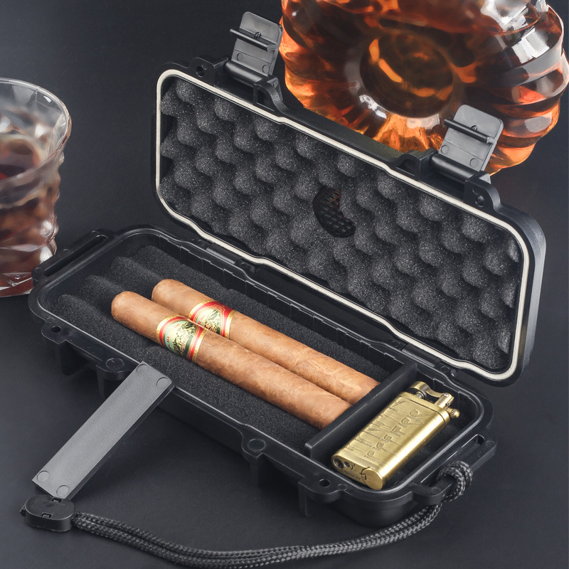 Men Accessories Gadgets - 휴대용 시가 휴미더, 가습기 내장, 방수