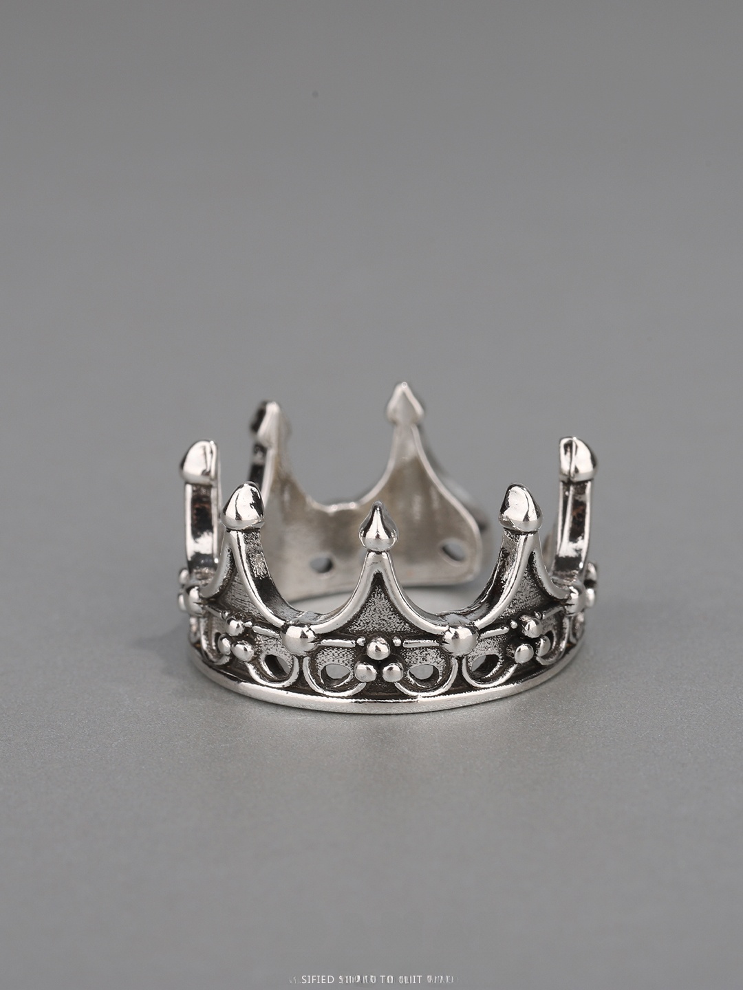 고딕 크라운 링 남성용 조절 가능한 오픈 디자인 개성있 - Men'S Accessories Rings 리뷰 및 가격