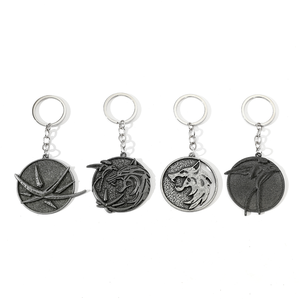 빈티지 늑대 머리 키체인 게임 게롤트 오브 리비아 메달 - Men'S Accessories Vintage 리뷰 및 가격