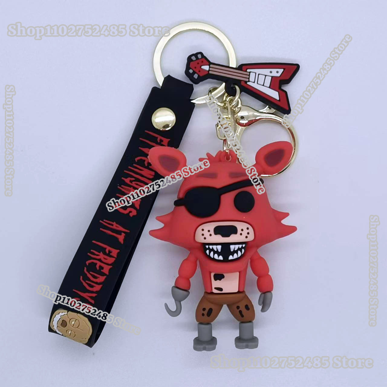 5개입 만화 애니메이션 FNAF 피규어 키체인 무서운  - Men Accessories Ring 리뷰 및 가격