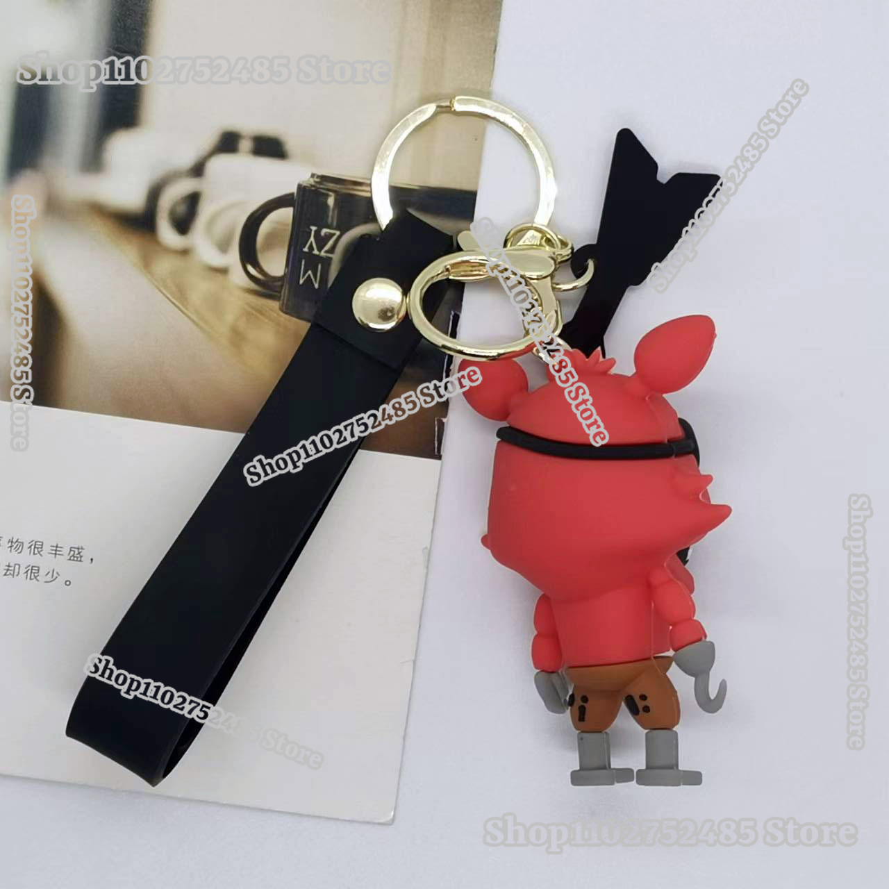 5개입 만화 애니메이션 FNAF 피규어 키체인 무서운  - Men Accessories Ring 리뷰 및 가격