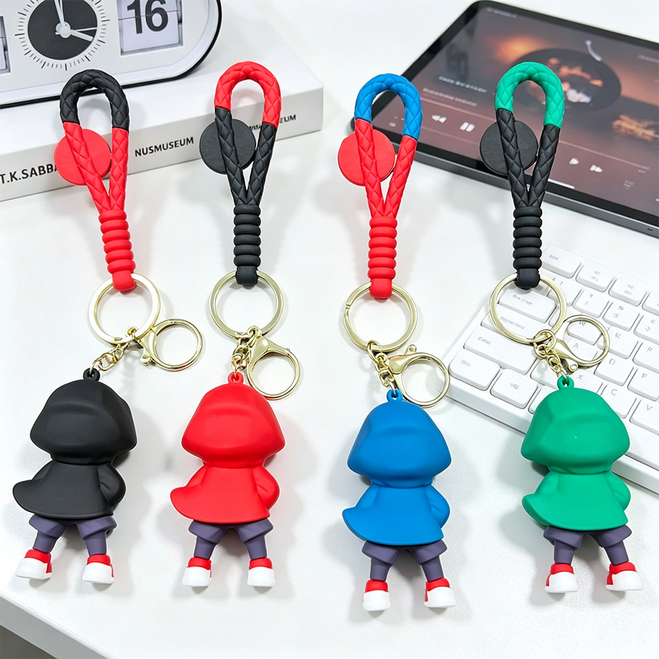 만화 애니메이션 굿즈 실리콘 키체인, 가방 참 키링,  - Men'S Accessories Rings 리뷰 및 가격