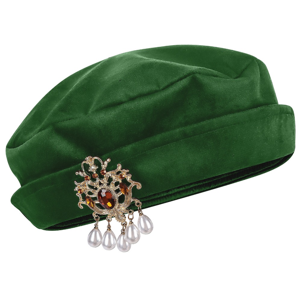 남성 중세 튜더 베레모 모자 르네상스 튜더 플랫 캡 빈 - Men'S Accessories Vintage 리뷰 및 가격