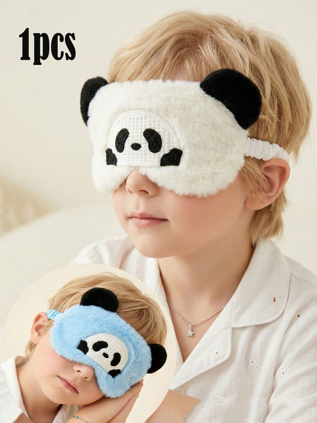 1pc 14-16Y 플러시 팬더 수면 아이 마스크 휴식 - Men Accessories Usa 리뷰 및 가격