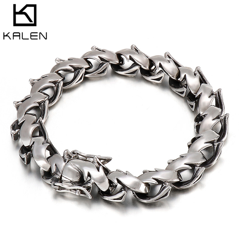 KALEN 세련된 Chunky 팔찌 남자의 독특한 링크 - Men Accessories Bd 리뷰 및 가격