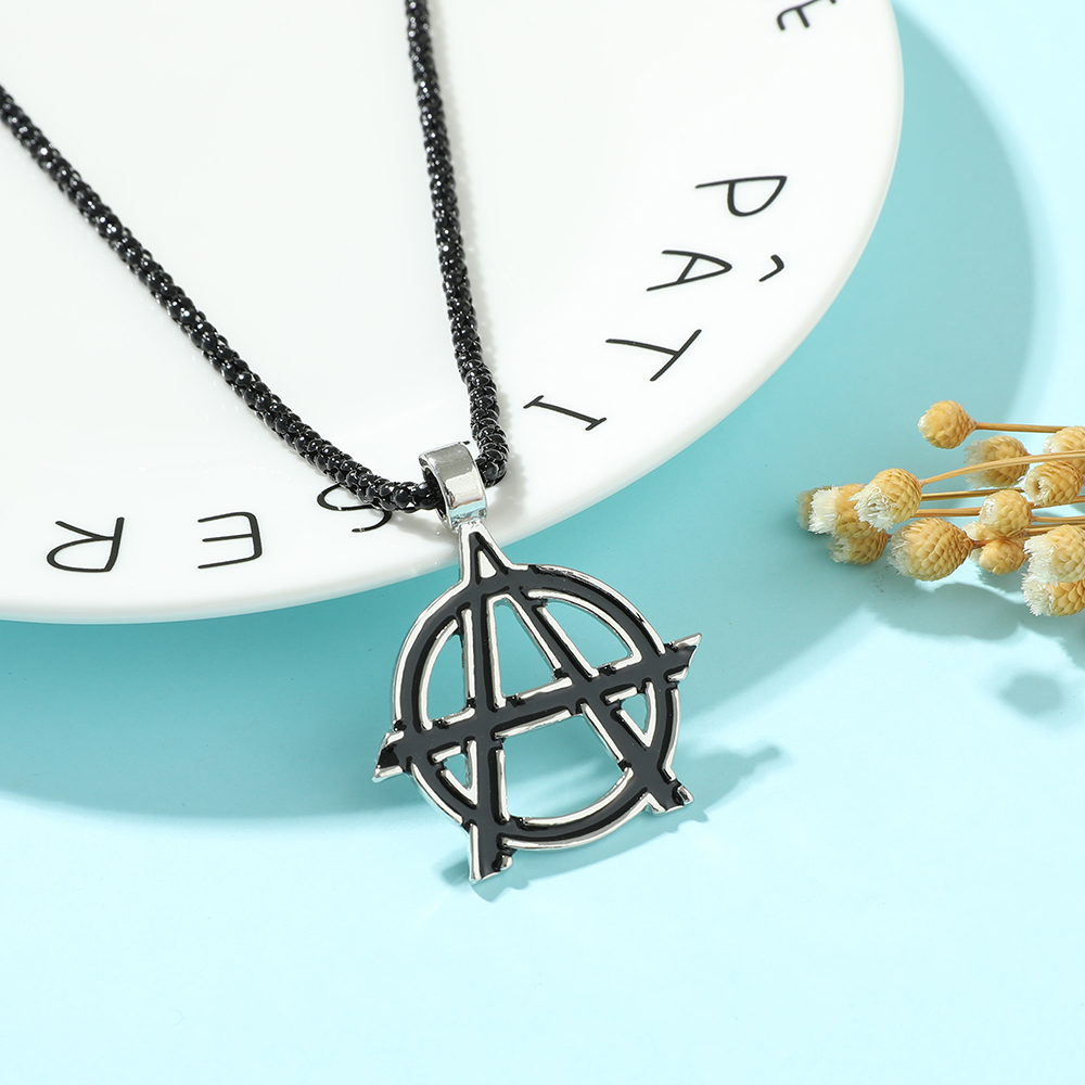 영화 어벤져스 심볼 레터 A 로고 목걸이 빈티지 무정부 - Men Accessories Necklace 리뷰 및 가격