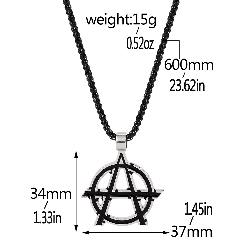 영화 어벤져스 심볼 레터 A 로고 목걸이 빈티지 무정부 - Men Accessories Necklace 리뷰 및 가격