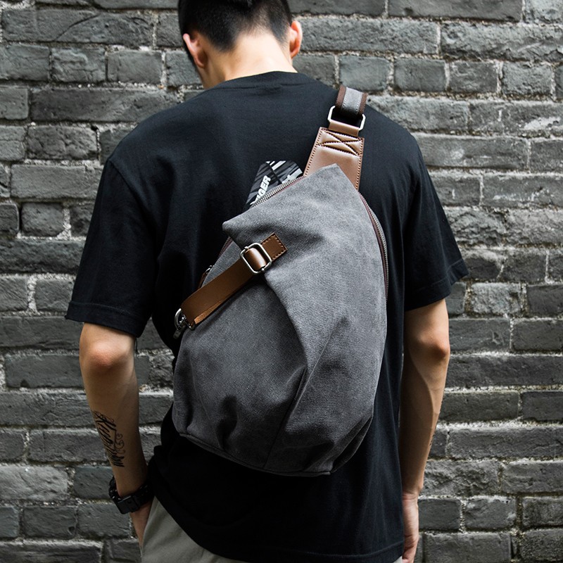 MTE ELAN 대용량 레트로 캔버스 슬링백 남성 가죽 - Men Accessories For Travel 리뷰 및 가격