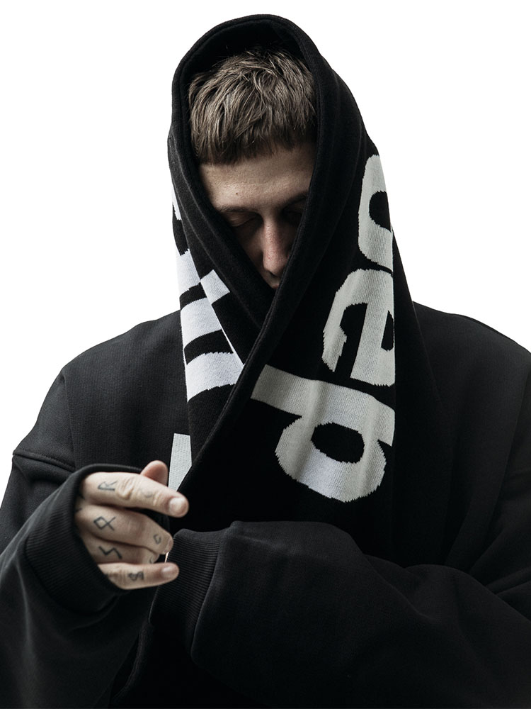 남성용 겨울 Y2k 스트리트웨어, 블랙 니트 레터 고딕 - Men'S Accessories Vintage 리뷰 및 가격