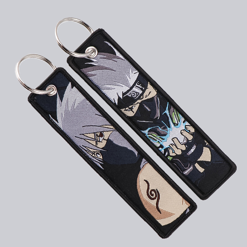 애니메이션 나루토 자수 열쇠고리 멋진 키 태그 여성용  - Men Accessories Sale 리뷰 및 가격