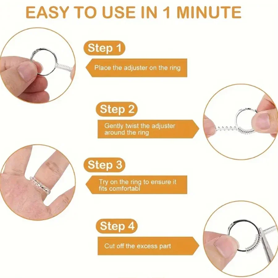 4/8개-링 사이즈 조절기-보이지 않는 링 보호기, 남 - Men'S Accessories Rings 리뷰 및 가격