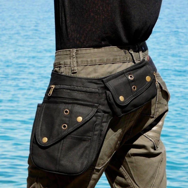 중세 스팀펑크 힙 벨트 파우치 레트로 아웃도어 스포츠  - Men Accessories Gadgets 리뷰 및 가격