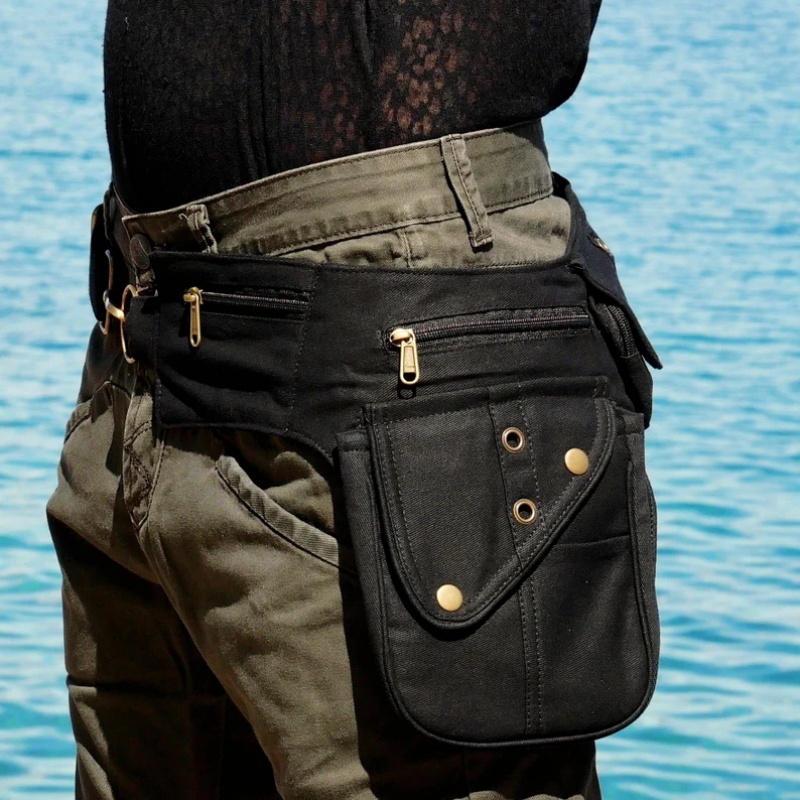 중세 스팀펑크 힙 벨트 파우치 레트로 아웃도어 스포츠  - Men Accessories Gadgets 리뷰 및 가격
