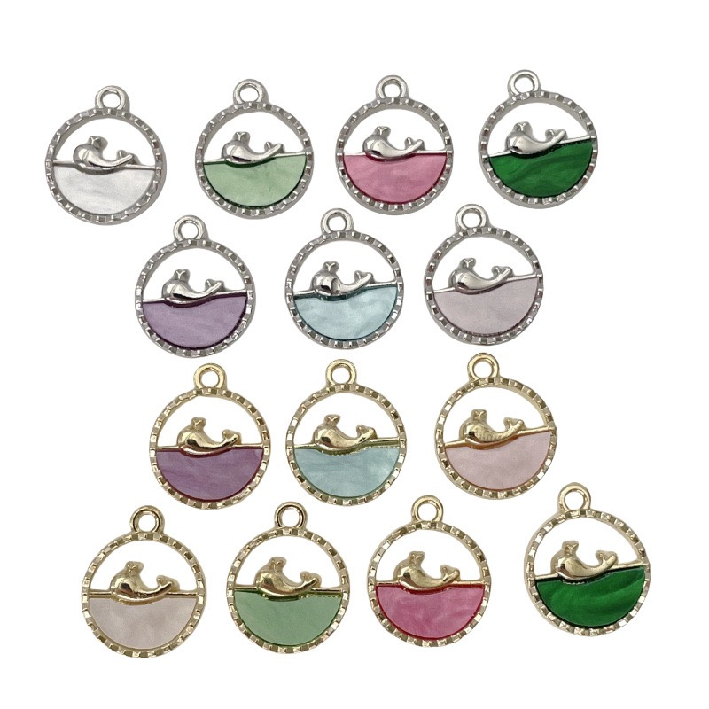 새로운 도착 100 개/몫 아크릴 코어 기하학 라운드  - Men Accessories Locket 리뷰 및 가격